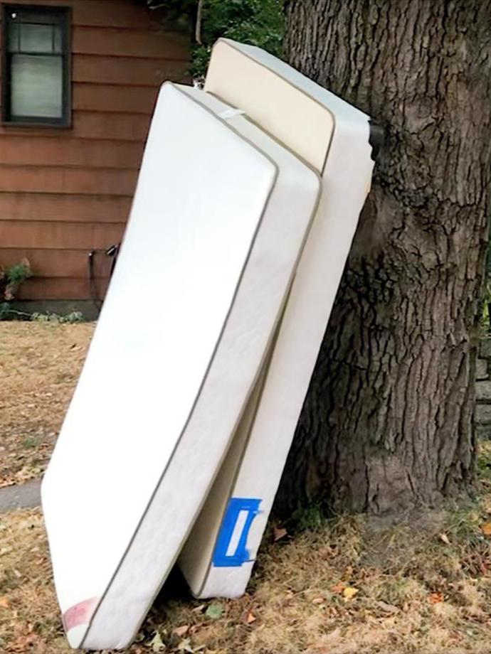 Old Couch for Dumpster