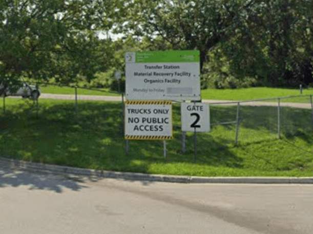 Gate 2 Entrance to Guelph Waste Innovation Centre